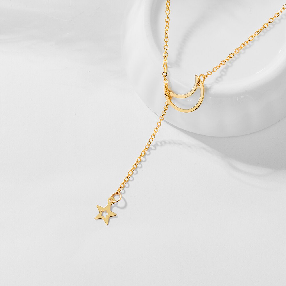 Women's Star and Moon Pendant